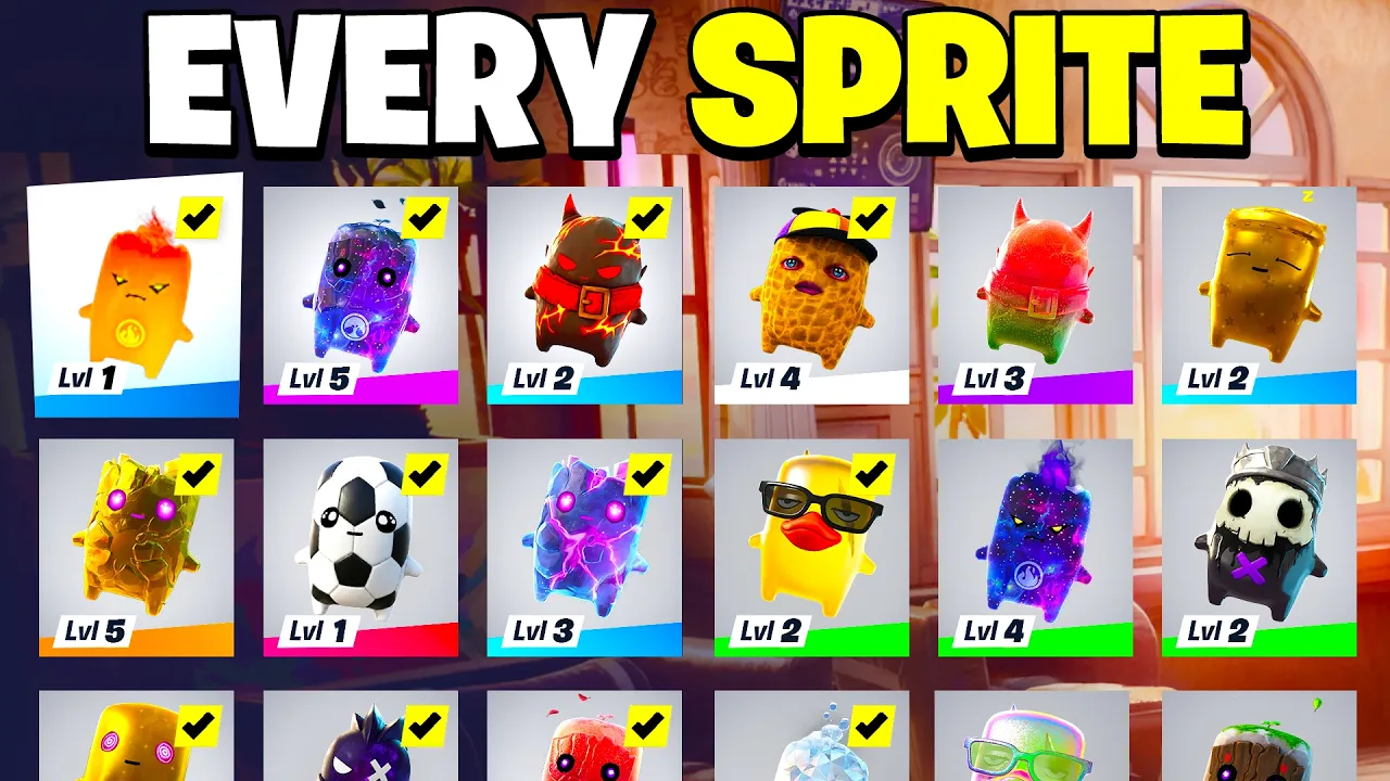 Fortnite Sprites wiki — full roster, abilities, and rarity reference